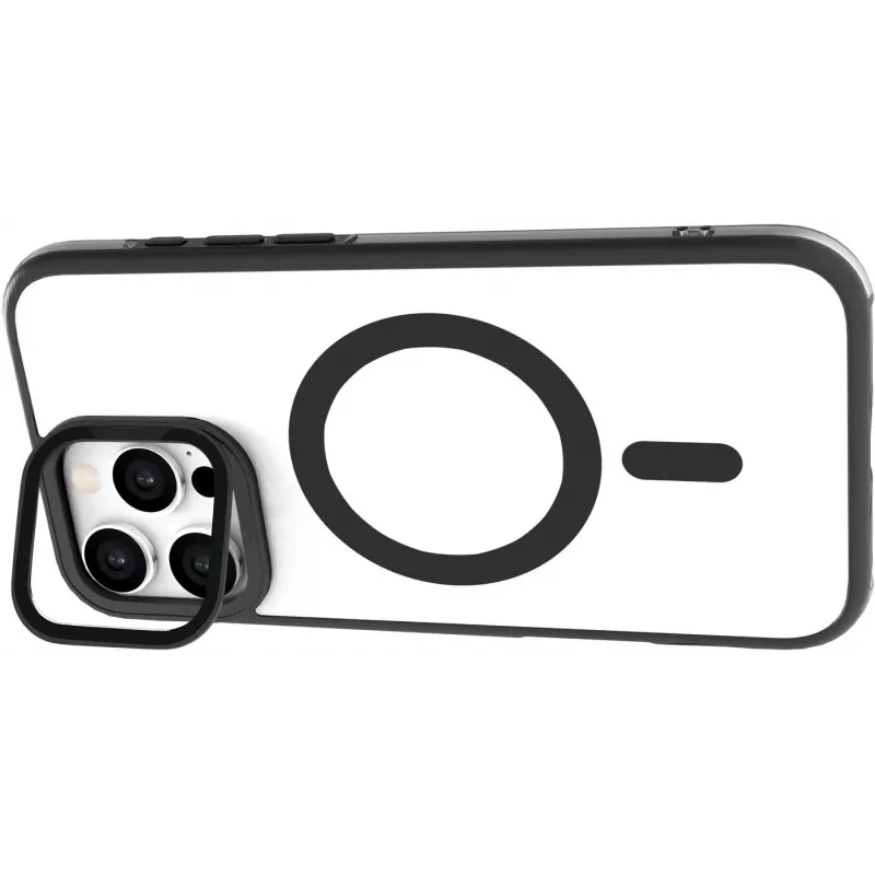 Θήκη eSTUFF ES67141102 iPhone 16 Pro 6,3 inch διάφανη μαύρη