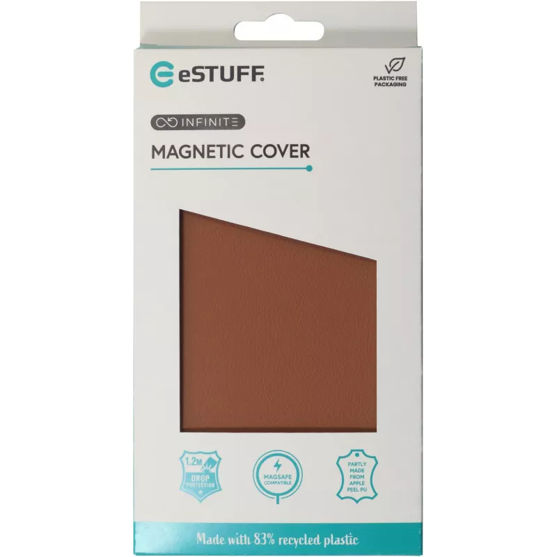 eSTUFF ES67160025 Θήκη κινητού 15,5 cm (6,1 inch) Καφέ