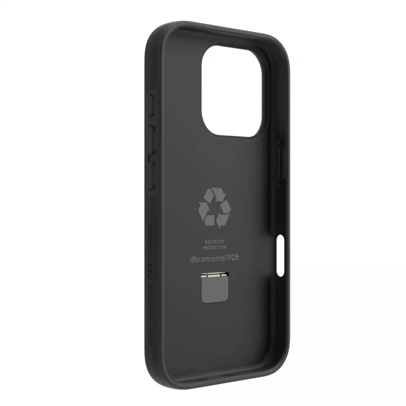 dbramante1928 Iceland Ultra D3O MS Kick IUK1BL006296 πίσω κάλυμμα με βάση για iPhone, MagSafe, πλαστικό, μαύρο