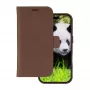 Θήκη με πτερύγιο dbramante1928 Lynge MagSafe iPhone 16 Pro Dark Tan