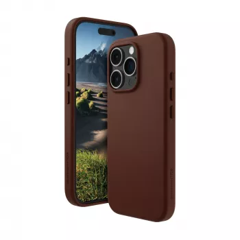 Η θήκη dbramante1928 Roskilde για iPhone 16 Pro σε Dark Tan συνδυάζει διαχρονική κομψότητα με σύγχρονη λειτουργικότητα