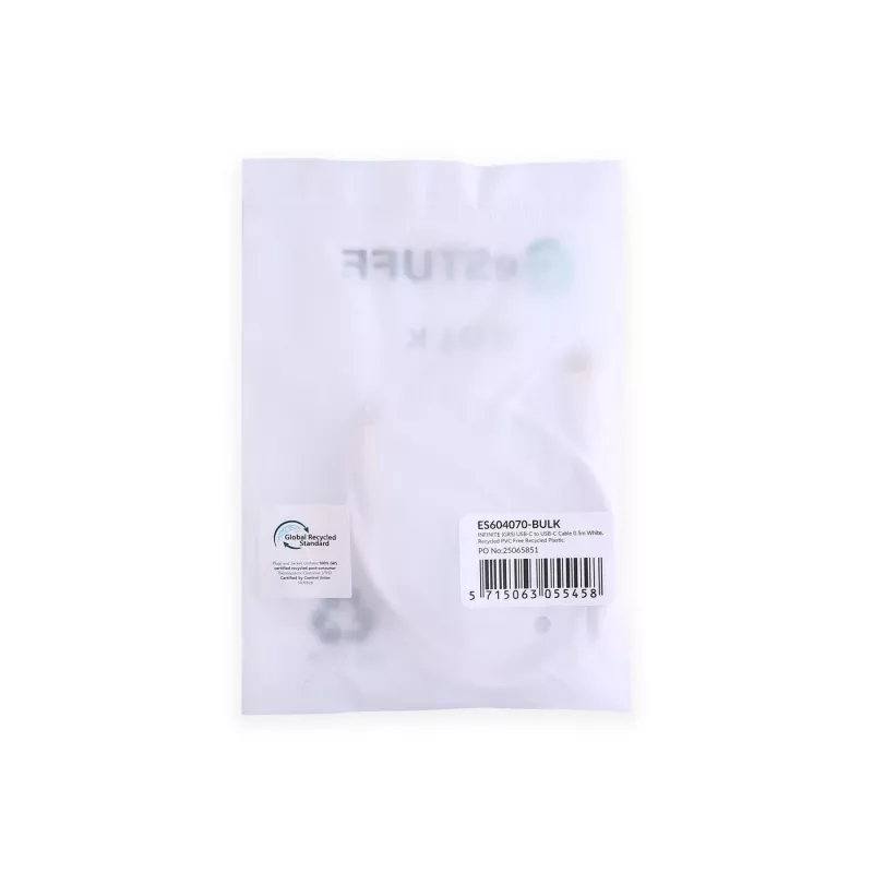 eSTUFF ES604070-BULK καλώδιο USB USB 2.0 0,5 m USB-C λευκό