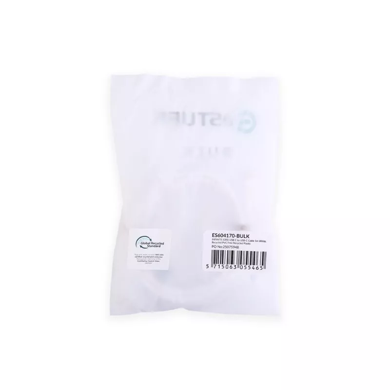eSTUFF ES604170-BULK καλώδιο USB USB 2.0 1 m USB C λευκό