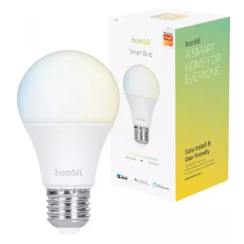Έξυπνος λαμπτήρας Hombli E27 9 W Wi‑Fi λευκό