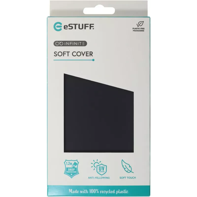 Θήκη eSTUFF INFINITE GRS VIENNA iPhone 16e μαύρη. Υλικό (ES67101054-BULK)