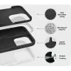 eSTUFF INFINITE GRS ROME ES67150057 μαγνητική θήκη για iPhone 17 Pro, σιλικόνης, μαύρη