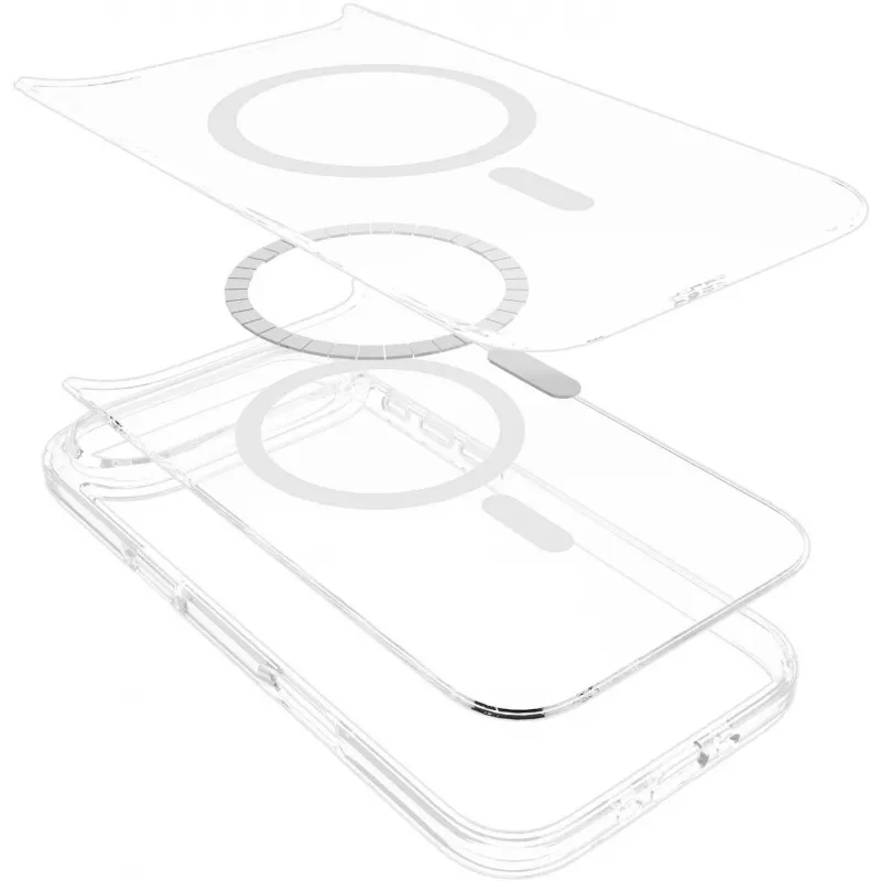 eSTUFF INFINITE GRS OSLO ES67141056 μαγνητική θήκη για iPhone Air, διάφανη