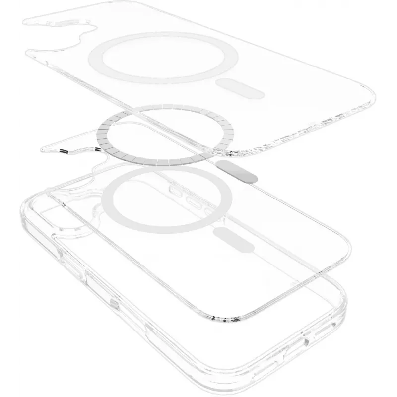 eSTUFF INFINITE GRS OSLO ES67141055-BULK μαγνητική θήκη για iPhone 17, διάφανη