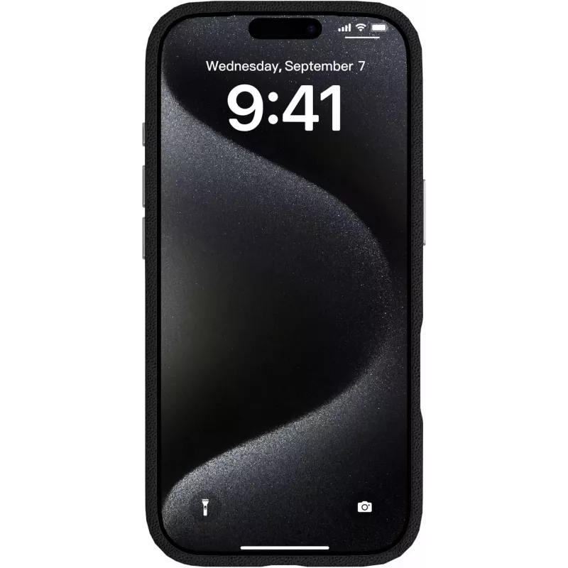 eSTUFF INFINITE GRS VENICE ES67160029 μαγνητική δερμάτινη θήκη για iPhone 17 Pro, μαύρη