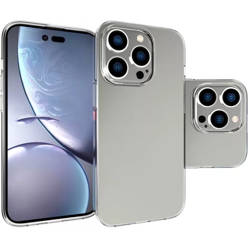 eSTUFF INFINITE GRS VIENNA ES67100039-BULK πίσω κάλυμμα για iPhone 14 Pro, συμβατό με MagSafe, TPU, διαφανές
