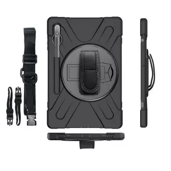 Θήκη eSTUFF CHICAGO Full Body Defender Case για Samsung Galaxy Tab S8/S7 μαύρη