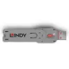 Κλειδί Portblocker Lindy USB Type A Portblocker κλειδί Ροζ