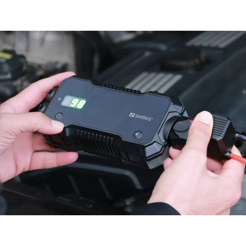 Powerbank εκκίνησης αυτοκινήτου Sandberg 10000 mAh USB Type-A Type-C Μαύρο