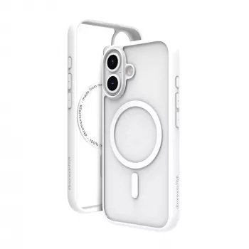 Θήκη dbramante1928 Grenen MagSafe iPhone 16 Plus λευκή