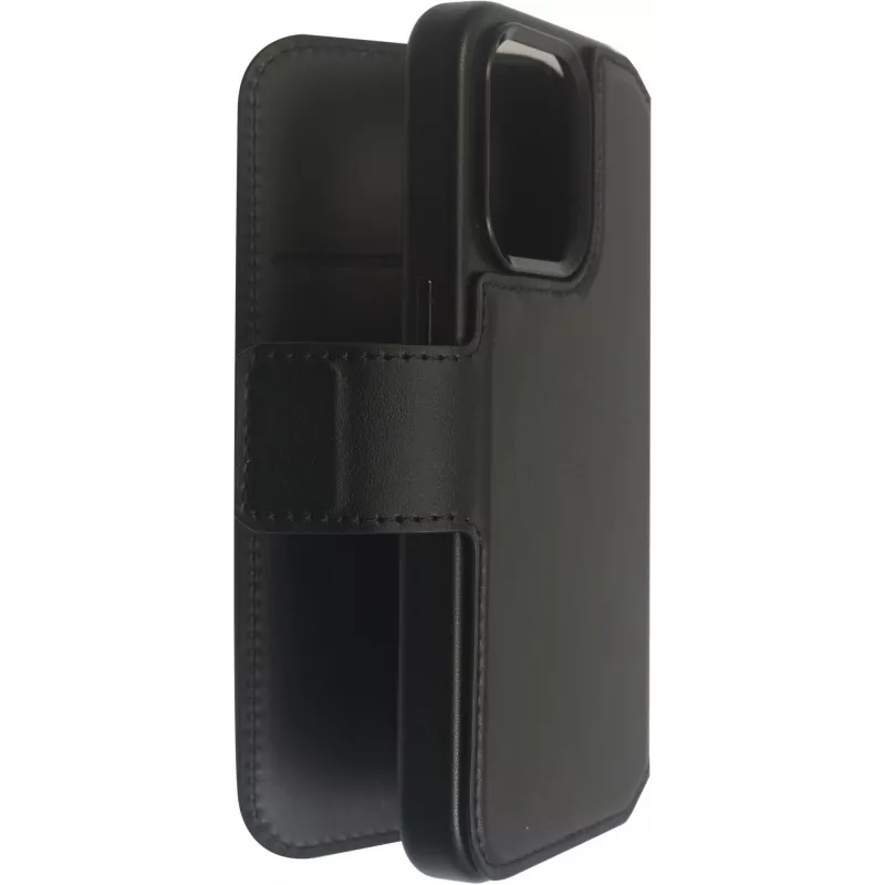 eSTUFF INFINITE MILAN ES67160104 θήκη πορτοφόλι για iPhone 16 Pro, μαύρη