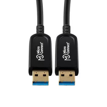 Καλώδιο USB Microconnect USB3.0AA10BOP 10 m USB 3.2 Gen 1 μαύρο