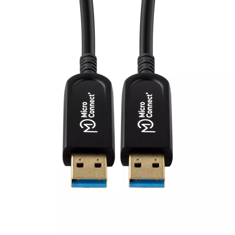 Καλώδιο USB Microconnect USB3.0AA10BOP 10 m USB 3.2 Gen 1 μαύρο