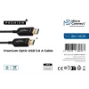 Καλώδιο USB Microconnect USB3.0AA10BOP 10 m USB 3.2 Gen 1 μαύρο