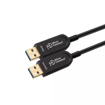 Καλώδιο USB Microconnect USB3.0AA15BOP USB 3.2 Gen 1 (3.1 Gen 1) 15 m USB A μαύρο