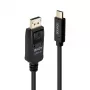 Καλώδιο προσαρμογέας Lindy 3m USB Type C σε DisplayPort 4K60 με HDR
