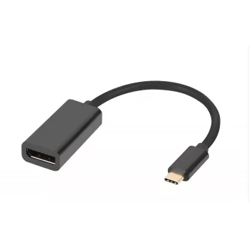 Προσαρμογέας καλωδίου Microconnect MC-USBC-DPF1.2 DisplayPort USB Type-C μαύρος