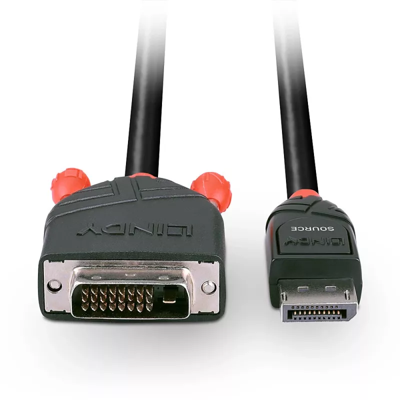 Καλώδιο Lindy 5m DisplayPort σε DVI