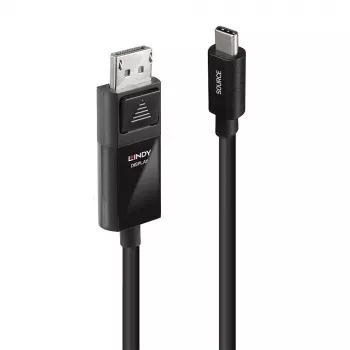 Καλώδιο προσαρμογέα Lindy 1m USB Type-C σε DP 8K60