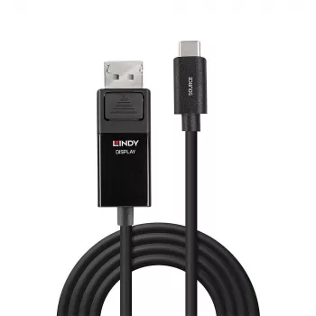 Καλώδιο προσαρμογέα Lindy 1m USB Type-C σε DP 8K60