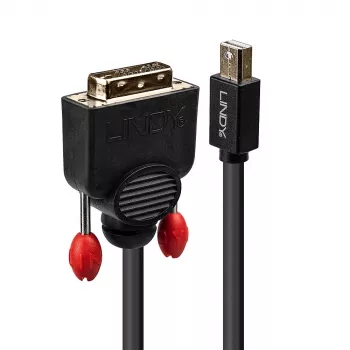 Καλώδιο Lindy 1 m Mini DisplayPort σε DVI, μαύρο