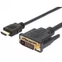 Καλώδιο βίντεο Techly HDMI σε DVI-D M/M 1,8 m ICOC HDMI-D-018