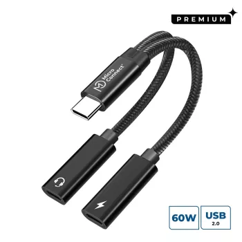 Καλώδιο Microconnect MC-USBC-CFCF USB USB 2.0 0,13 m ασημί