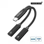 Καλώδιο Microconnect MC-USBC-CFCF USB USB 2.0 0,13 m ασημί