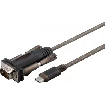 Σειριακό καλώδιο Microconnect USB3.1CRS232 μαύρο 1 m USB C DB9