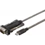 Σειριακό καλώδιο Microconnect USB3.1CRS232 μαύρο 1 m USB C DB9