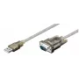 Σειριακό καλώδιο Microconnect 68875 διαφανές 1,5 m USB Type-A VGA (D-Sub)