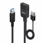 Καλώδιο Lindy 35m Hybrid USB 3.2 Gen 2 Type-A μαύρο ABS