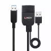 Καλώδιο Lindy 35m Hybrid USB 3.2 Gen 2 Type-A μαύρο ABS