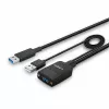 Καλώδιο Lindy 35m Hybrid USB 3.2 Gen 2 Type-A μαύρο ABS