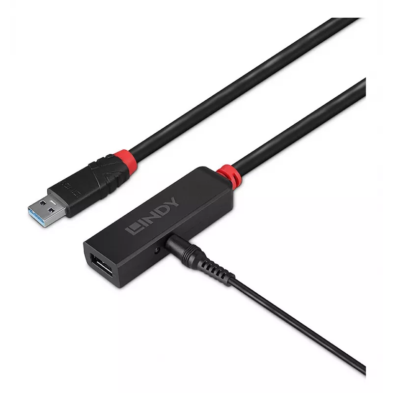 Ενεργή προέκταση Lindy 8m USB 3.0 λεπτή