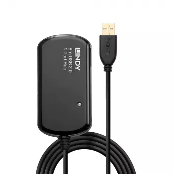 Ενεργή προέκταση Lindy 8m USB 2.0 Active Extension Pro Hub