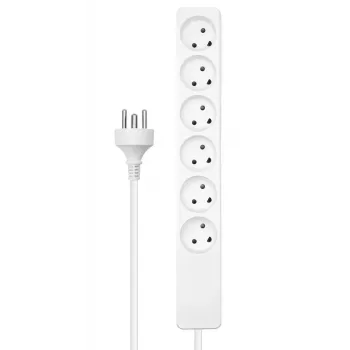 Προέκταση τροφοδοσίας Microconnect MC-GRU0605DKW 5 m 6 υποδοχές AC εσωτερικού χώρου λευκό