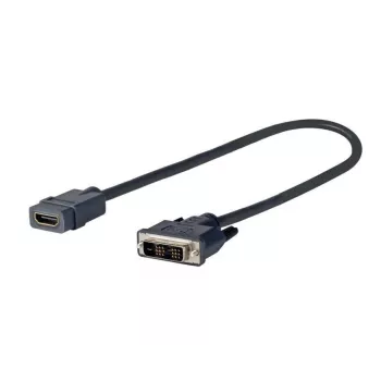 Vivolink PRODVIADAPHDMI Αντάπτορας καλωδίου βίντεο 0,2 m DVI-D HDMI μαύρο