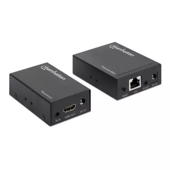 Manhattan Kit επέκτασης HDMI 1080p μέσω Ethernet, έως 50 m με ένα καλώδιο Cat6, μονάδες Tx & Rx, υποστήριξη IR, τρία χρόνια εγγύηση