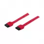 Manhattan καλώδιο δεδομένων SATA, 7-Pin, 50 cm, βύσμα αρσενικό σε βύσμα αρσενικό, 6 Gbps, κόκκινο, εφ' όρου ζωής εγγύηση