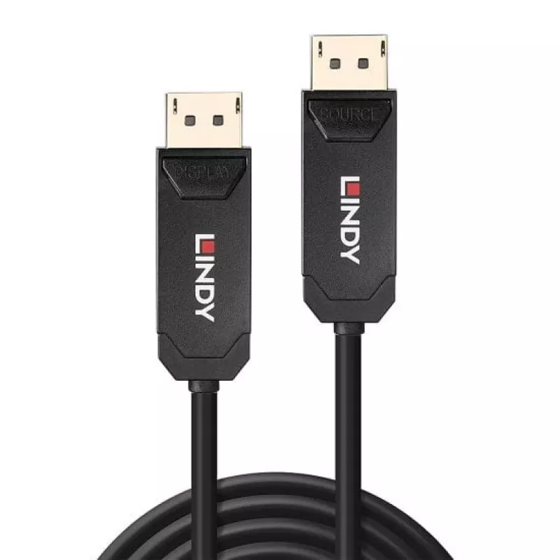 Lindy 15m καλώδιο οπτικής ίνας υβριδικό DP-2.0-UHBR10