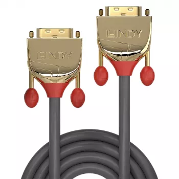Lindy 20m καλώδιο DVI-D Single Link, Gold Line