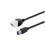 VivoLink καλώδιο επέκτασης USB 3.0 Type-A, υποδοχή θηλυκή σε υποδοχή θηλυκή, λευκό, PROKEYUSB3AFBM5W