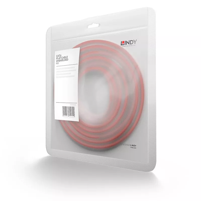 Lindy 47513 Καλώδιο δικτύου κόκκινο 3 m Cat6 U/UTP (UTP)