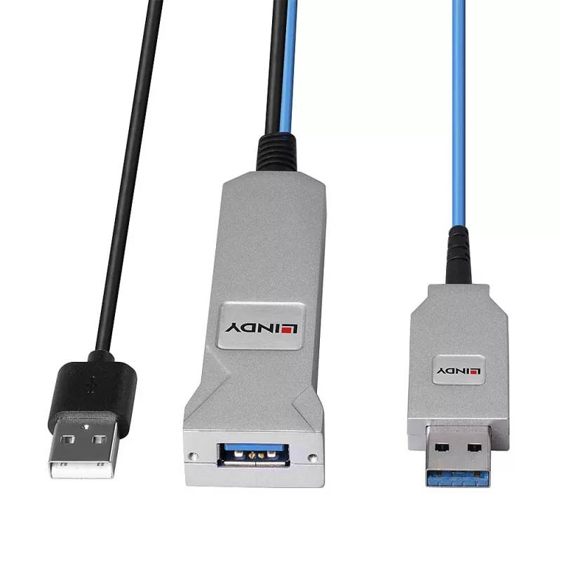 Lindy 30m Καλώδιο οπτικών ινών USB-3.0