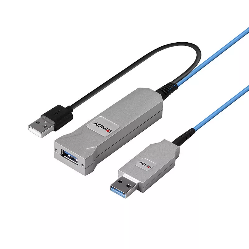 Lindy 30m Καλώδιο οπτικών ινών USB-3.0
